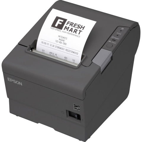EPSON TM-T88V SERIAL + USB IMPRESORA TERMICA COLOR GRIS OSCURO PARA RECIBOS DE PUNTO DE VENTA CODIGO: C31CA85084 (POS)