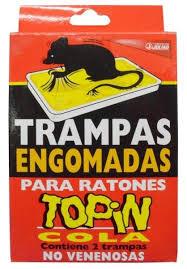 Trampa para ratón topin cola 11 x 8