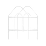 Cerca blanca de 18"x8, Best garden