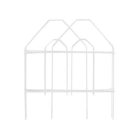 Cerca blanca de 18"x8, Best garden