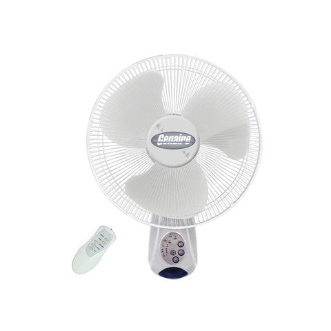 Abanico de pared con control remoto de 16" con 3 velocidades, Genaire