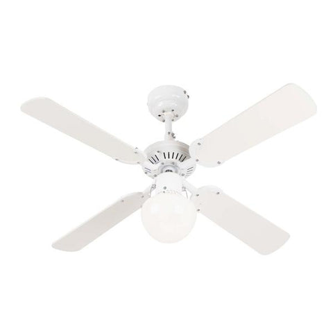 Abanico blanco de techo modelo princess ambiance de 42", Westinghouse