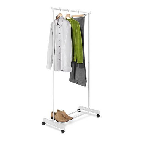 Organizador blanco para ropa con ruedas, Honey-can-do