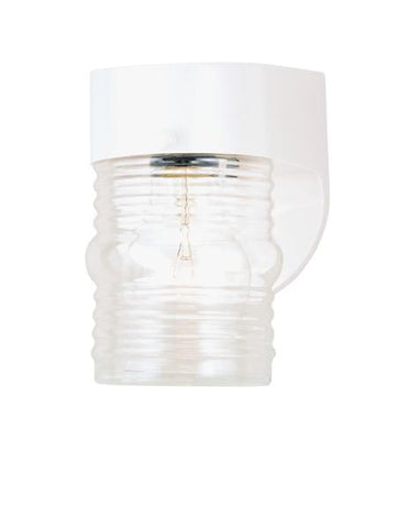 Lampara blanca para exterior mono luz policarbonato blanca 60 watts, Westinghouse