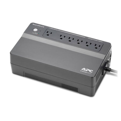Marca: AMERICAN POWER CONVERSION, REGULADORES DE VOLTAJE, UNIDAD BACK-UPS DE APC, DE 575 VA Y 120 V, AVR, LAM
