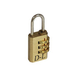 Candado de bronce de con combinación de 3 dígitos, Duralock