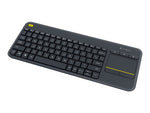 Logitech, Modelo: K400 Plus, Inglés, Inalámbrico, Uso: Panel Táctil, Código: 920-007123, Keyboard, Teclado