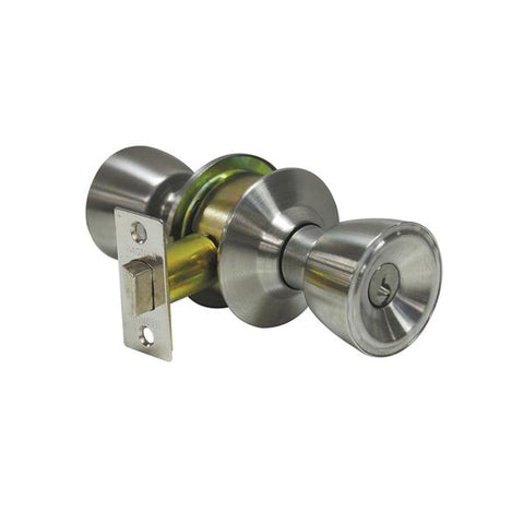 Cerradura de acero inoxidable con llave para entrada, Luxset