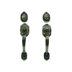Cerradura decorativa de bronce antiguo con llave, Luxset