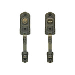 Cerradura decorativa de bronce antiguo con llave, Luxset