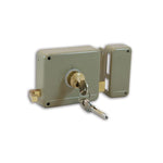 Cerradura derecha de 50mm para puertas de hierro, Luxset