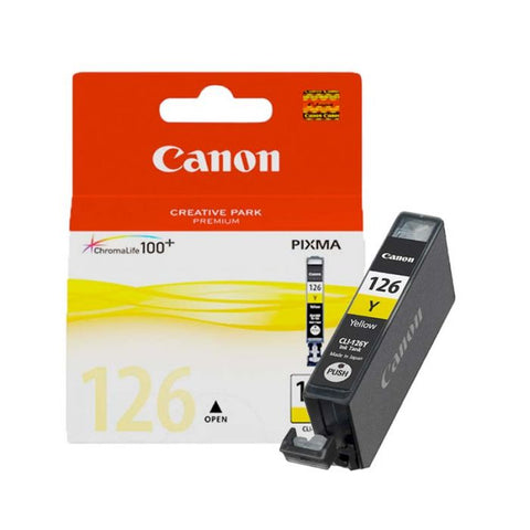 Marca: CANON, CONSUMIBLES PARA IMPRESIÓN, Cartucho De Tinta Canon CL-I126 Compatible Con IP4810/MG5210/MG6110 - Amarillo