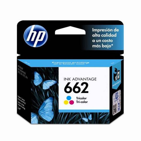 Marca: HP, CONSUMIBLES PARA IMPRESIÓN, Cartucho de tinta HP 662 Tricolor Original (CZ104AL)