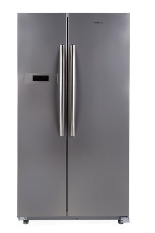 NISATO, Refrigerador, Modelo: NRF-676SDN, Capacidad: 20 Pies Cúbicos, Acabado: Color Acero Inoxidable