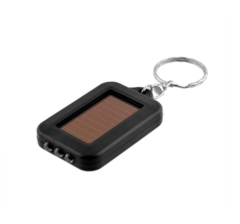 Llavero solar con 3 luces led