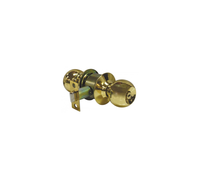 Cerradura dorada luxset tipo perilla, Luxset