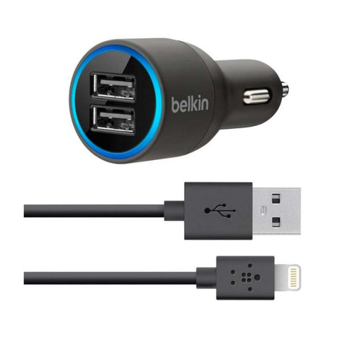 Marca: BELKIN, ACCESORIOS PARA AUTO, CARGADOR PARA COCHE BELKIN BOOST↑UP™ CON CABLE