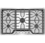 ESTUFA EMPOTRABLE A GAS DE 36" FRIGIDAIRE GALLERY FGGC3645QS 5 QUEMADORES - ACERO