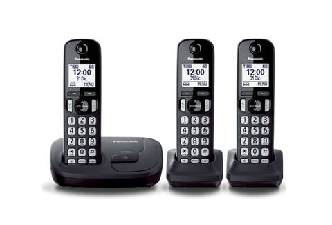 Marca: PANASONIC, TELÉFONOS INALÁMBRICOS, TELEFONO INALAMBRICO KIT DE 3