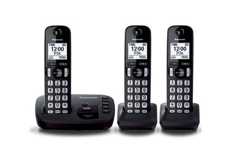 Marca: PANASONIC, TELÉFONOS INALÁMBRICOS, TELEFONO INALAMBRICO DECT CONTESTADOR KIT DE 3