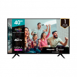 Hisense H5000FY | Televisor LED | 40" Pulgadas | FHD Smart TV | Negro |