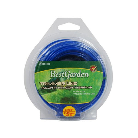 Nylon redondo de 40' para cortagrama, Best garden