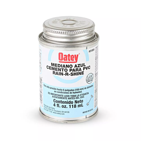 Pegamento para pvc rain r shine, Oatey