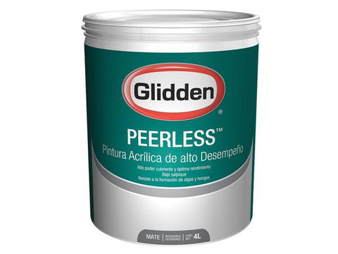 Peerless acrilica mate deep 1 litro., Glidden