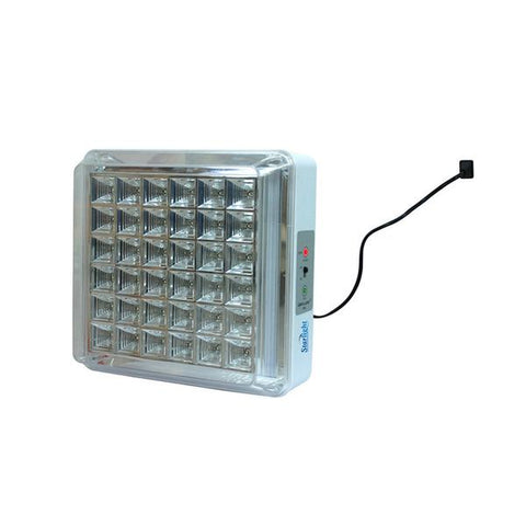 Lámpara recargable cuadrada de emergencias de 110v, Starlight