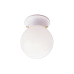 Lámpara globo blanca de techo de 60w, Westinghouse