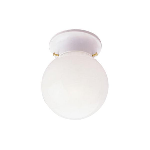 Lámpara globo blanca de techo de 60w, Westinghouse
