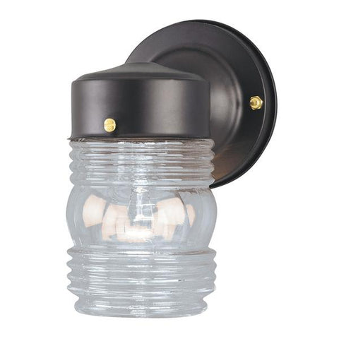 Lámpara negra mono luz de pared para exteriores de 100w, Westinghouse