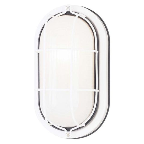 Lámpara blanca oval de pared de 60w, Westinghouse