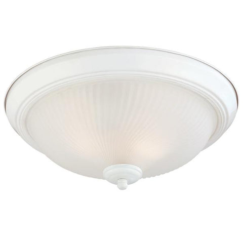 Lámpara de techo de 2 piezas de color blanco de 13", Westinghouse