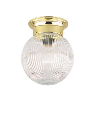 Lámpara de techo 60 watts tipo globo bronce pulido, Westinghouse