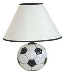 Lámpara de mesa balón de fútbol 11" pulgadas cerámica, Park madison lighting