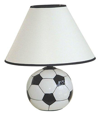 Lámpara de mesa balón de fútbol 11" pulgadas cerámica, Park madison lighting