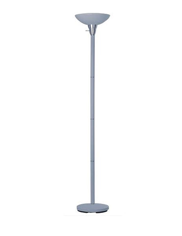 Lámpara de pedestal plateada 72" pulgadas, Park madison lighting