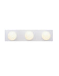 Lámpara de baño 3 luces 100 watts g25 blanca, Westinghouse
