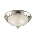 Lámpara de techo 13" pulgadas niquelada 2 bombillos, Westinghouse