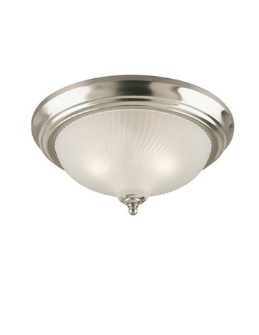 Lámpara de techo 13" pulgadas niquelada 2 bombillos, Westinghouse