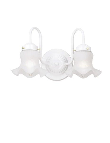 Lámpara de pared 2 luces 60 watts blanca, Westinghouse