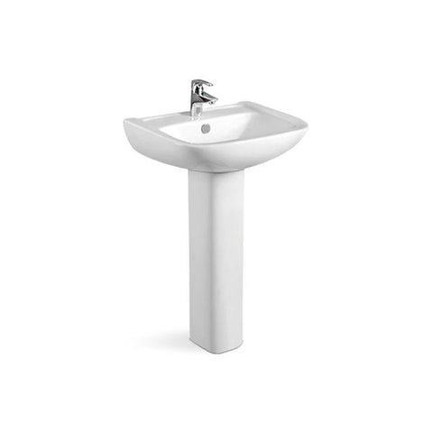 Lavamanos blanco con pedestal, Imperial