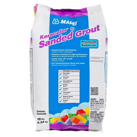 Lechada blanca con arena de 10 libras, Mapei