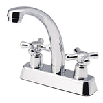 Llave de lavamano ideal manilla de cruz de 4", Bm