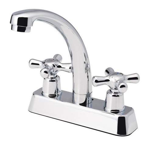 Llave de lavamano ideal manilla de cruz de 4", Bm