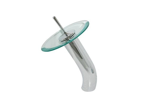 Llave monocomando para lavamanos tipo cascada cromada imperial, Imperial