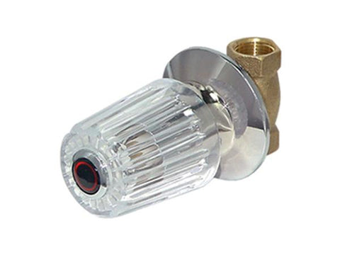 Llave sencilla de baño con copa acrílica aquatek, Aquatek