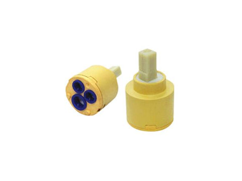 Llave de lavamanos sencilla con copa de metal aquatek, Aquatek