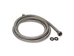 Manguera flexible de acero inoxidable cromada de 1/2"x 60" aquatek, Aquatek
